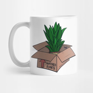 Watered My Plants Badge Mug